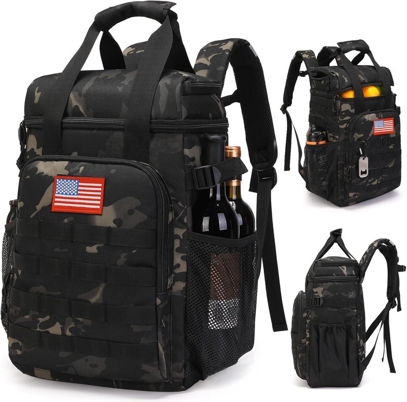 ATRIPACK Tactical Backpack Cooler,Lunch Backpack for Men Adults Work with Handle，Soft Cooler Backpack Insulated Waterproof Leak Proof - Image 1